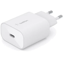 Зарядний пристрій Belkin USB-C Wall Charger 25W White (WCA004VFWH): Особливості Швидка зарядка, USB-C