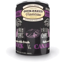Беззерновой паштет Oven-Baked Tradition для кошек со свежим мясом утки 354 г (8770-12.5): Тип паштет