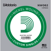 Струна для гитар Струна D`ADDARIO NW062 XL Nickel Wound 062: Тип Струна