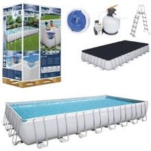 Каркасный бассейн Bestway Power Steel Frame 956х488х132 см (56623): undefined undefined