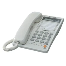 Офисный телефон Panasonic KX-TS2365UAW White: Тип Проводной