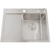 Миття для кухні з лівим крилом Nett NS-6045(L): Форма Прямоугольная