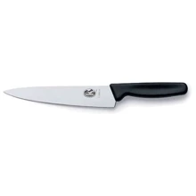 Кухонний ніж Victorinox з чорною ручкою (блістер) 19см (5.1903.19B): Лезо нержавіюча сталь