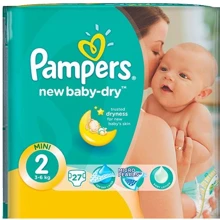 PAMPERS New Baby-Dry Mini (3-6 кг) 27 шт.: undefined undefined