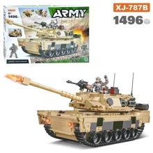 Конструктор Американський боевой танк M1 Abrams 1496 деталей (XJ-787B): Производитель Noname