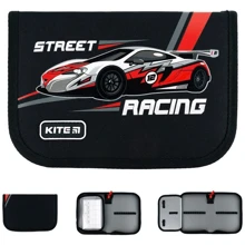 Пенал Kite без наполнения 1 отделение 1 отворот 621 Racing (K24-621-4): Год выпуска коллекции 2024