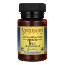 Swanson Ultra Folate 400 mcg Фолат 30 веганских капсул: Тип Витамин B