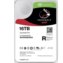 Внутрішній жорсткий диск Seagate IronWolf Pro 16 TB (ST16000NE000) UA: Форм-фактор 3.5"