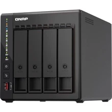 Сетевой накопитель (NAS) Qnap TS-453E-8G: Слоты для дисков 4 x 2,5" или 3,5" HDD/SSD, 2хM.2 2280 PCIe Gen 3 x2