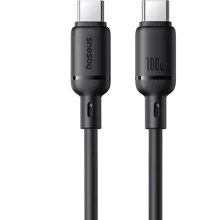 Кабель Baseus Cable USB-C to USB-C Silky Series 100W 2m Black (P10377704113-01): Тип USB-C - USB-C