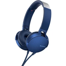 Наушники Sony MDR-XB550AP Blue: Тип конструкции накладные