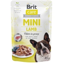 Вологий корм Brit Care Mini pouch філе в соусі янгенок 85g (8595602560301): Тип Влажный корм