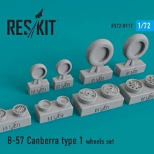 Смоляні колеса RESKIT для літака B-57 Canberra (1 типу) RS72-0117: Виробник RESKIT