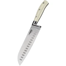 Ніж Сантоку Vinzer Ivory Line 17.7 см (50276): Лезо Сталь