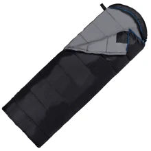 Спальный мешок SportVida R Black/Grey (SV-CC0072): Тип одеяло с капюшоном