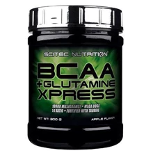 Амінокислота для спорту Scitec Nutrition BCAA+Glutamine Xpress 300 g/ 25 serving / Apple: Смак Яблуко