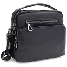 Чоловіча сумка через плече Ricco Grande чорна (K16682bl-black): Стать Мужской