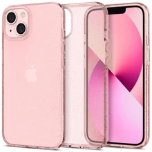 Чехол для iPhone Spigen Liquid Crystal Glitter Rose Quartz (ACS03517) for iPhone 13: Цвет розовый