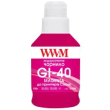 Чорнило WWM Canon GI-40 для G5040/G6040 190г Magenta (KeyLock) (G40M): Колір Magenta