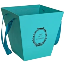 Коробка Подарочная коробка UFO W9223 Turquoise Box Flowers: undefined undefined