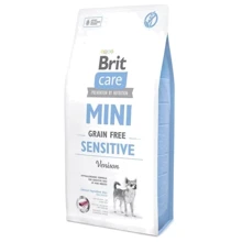 Сухой корм Brit Care Mini GF Sensitive для собак малых пород с чувствительным пищеварением Оленина 2 кг + 3 паучи 85 г (2700000049440): Тип Сухой корм