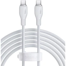 Кабель Baseus Cable USB-C to USB-C Pudding Series Fast Charging Cable 100W 2m White (P10355702221-01): Тип USB-C - USB-C