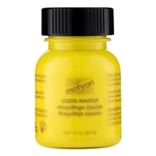 Mehron Liquid Makeup, Yellow Жидкий грим (Желтый) 30 ml: undefined undefined