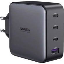 Зарядное устройство Ugreen Wall Charger USB+3xUSB-C CD226 GaN 100W Grey (40747): Особенности USB-C, Power Delivery (PD)