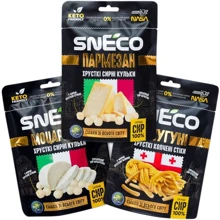 Набор сыра хрустящего snEco Start сушеный 3 шт 84 г (4823095009903): Вес нетто 84 г