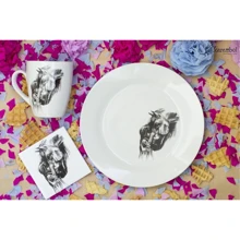 Подставка Carambol-shop Девочка и лошадь 10х10 см: undefined undefined