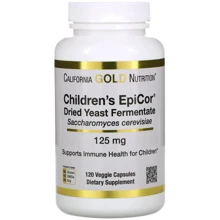 California Gold Nutrition Children's EpiCor Детский ЭпиКор 125 мг 120 вегетарианских капсул: Форма выпуска Капсулы
