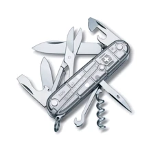 Мультитул Victorinox Climber 91мм/14предметов/серебристый-прозрачный (1.3703.T7): Тип мультитул (многофункциональный инструмент)