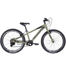 Велосипед подростковый AL 24" Discovery QUBE Vbr 2022 (хаки (м)): Диаметр колес, дюймов 24