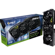 Видеокарта Palit GeForce RTX 5070 Ti GamingPro-S (NE7507T019T2-GB2031U): Объем памяти, Гб 16