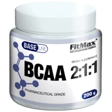 Аминокислота для спорта FitMax Base BCAA 2-1-1 200 g /40 servings/ Unflavored: Вкус Без вкуса
