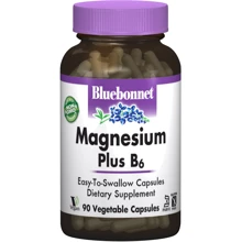 Bluebonnet Nutrition Magnesium + Vitamin В6, 90 Vegetable Capsules (BLB0735): Тип магній
