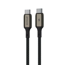 Кабель Proove Cable USB-C to USB-C Dense Metal 60w 1m Black (CCDM60002201): Тип USB-C - USB-C