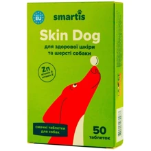 Пищевая добавка Smartis Skin для собак с аминокислотами для здоровья кожи и шерсти 50 шт (980977): Производитель Smartis