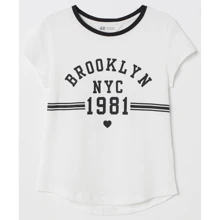 Футболка H & M 6941319 134-140 см біла: Тип футболки