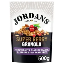 Гранола Jordans с ягодами Супер Бери 500 г (5010477362759): Вес нетто 500 г