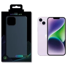 Чохол для iPhone Monblan Silicone Case with Animation & MagSafe Abyss Blue для iPhone 13: Колір синий