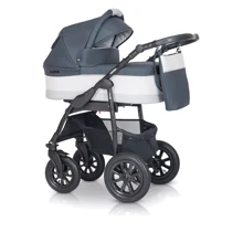 Универсальная коляска 2 в 1 Verdi Laser BLACK 9023-VLB-04, 04, графит: Тип коляски Универсальная коляска (2-в-1)