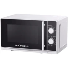 Мікрохвильова піч Grunhelm 20MX730-W: Об'єм, л 20
