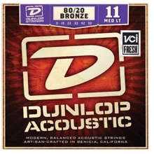 Струна для гитар Струны DUNLOP DAB1152 80/20 BRONZE MEDIUM LIGHT (11-52): Тип Комплект струн