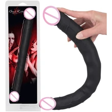 Двухсторонний фаллоимитатор Orion Bad Kitty Double Dong Black 40 см: Назначение Вагинальные