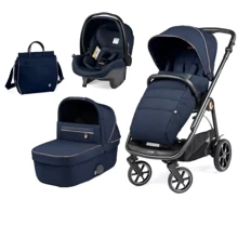Коляска Peg-Perego Veloce Blue Shine SL 3 синя в 1 (PACK-VEL31SL000007): Тип коляски Универсальная коляска (3-в-1)