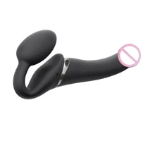 Безремневой страпон Strap-On-Me VIBRATING Black M: Для кого Для пары