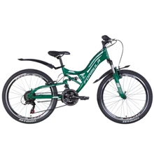 Велосипед ST 24" Formula ATLAS AM2 Vbr с крылом Pl 2022 (зеленый (м)): Материал рамы сталь