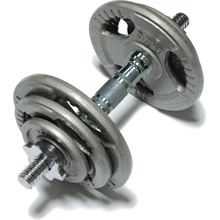 Гантель FitLogic DB6010ChromeHand-10,5: Вес гантели, кг 10.5
