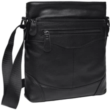 Чоловіча сумка планшет Borsa Leather чорна (K17801-black): Стать Чоловік